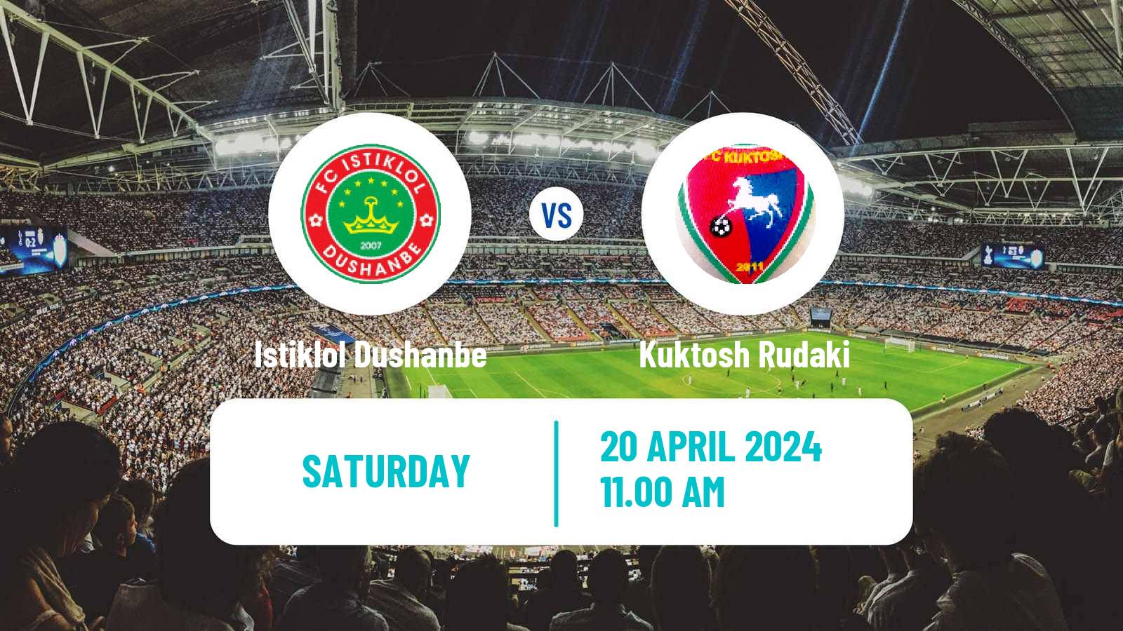 Soccer Tajik League Istiklol Dushanbe - Kuktosh Rudaki