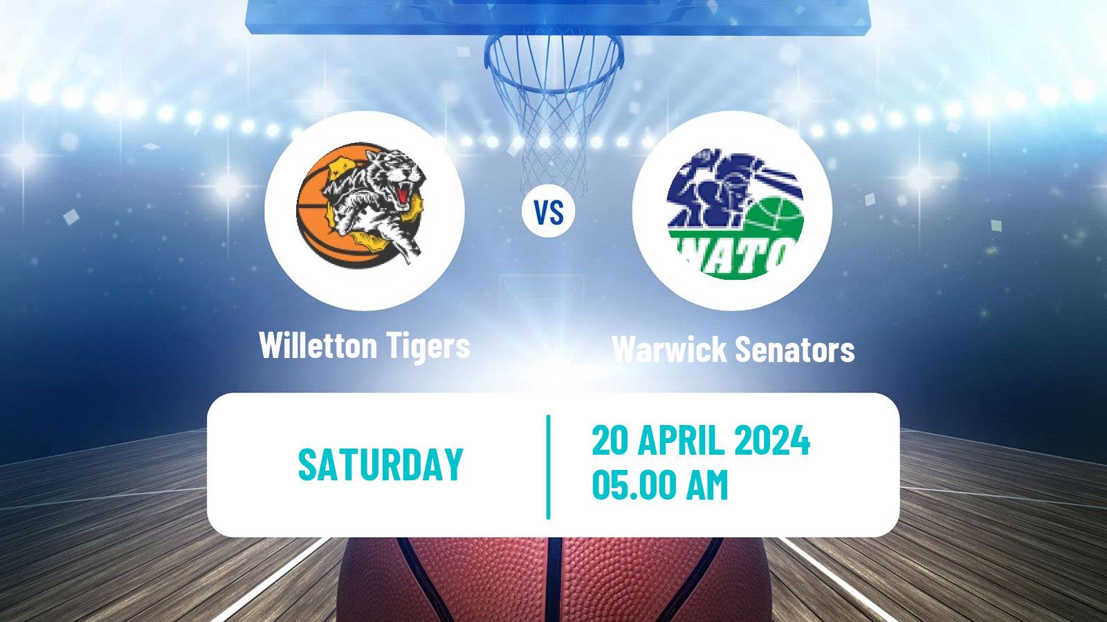 Basketball Australian NBL1 West Women Willetton Tigers - Warwick Senators