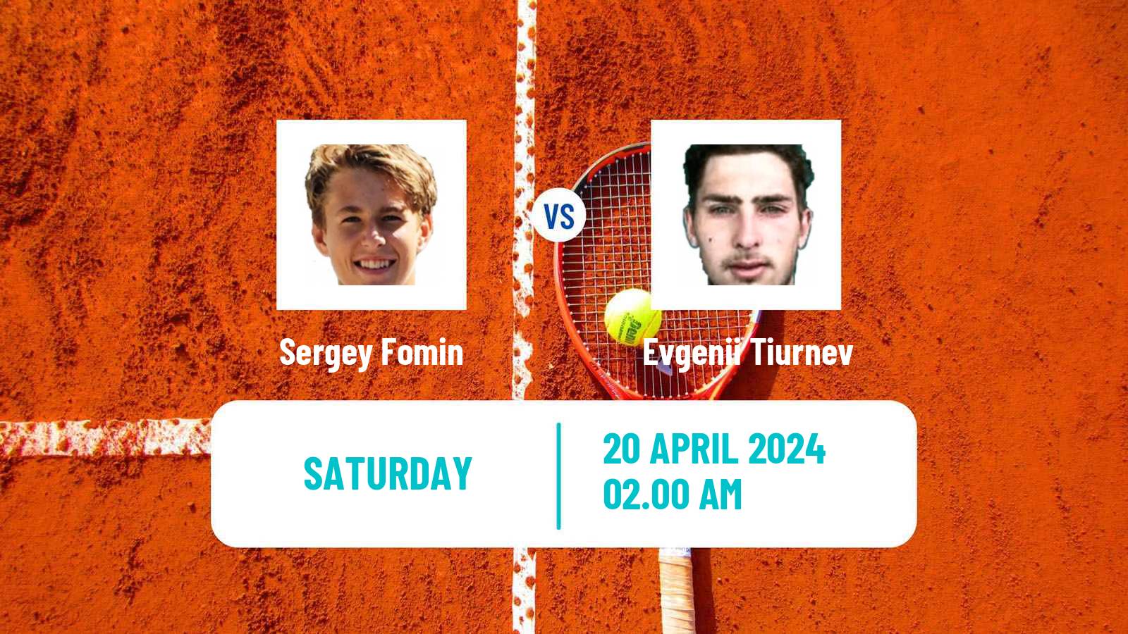 Tennis ITF M15 Shymkent Men Sergey Fomin - Evgenii Tiurnev