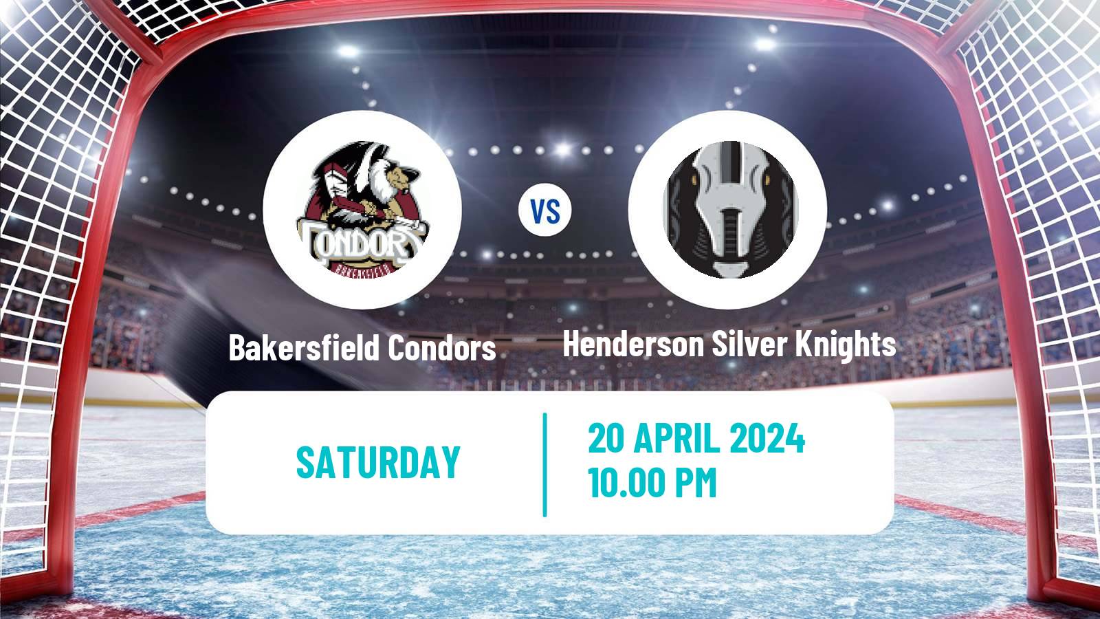 Hockey AHL Bakersfield Condors - Henderson Silver Knights