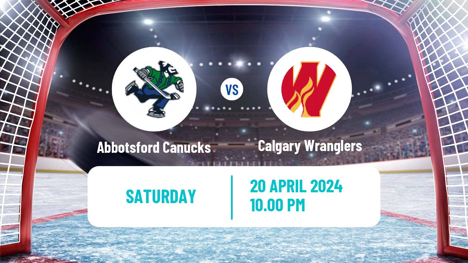 Hockey AHL Abbotsford Canucks - Calgary Wranglers