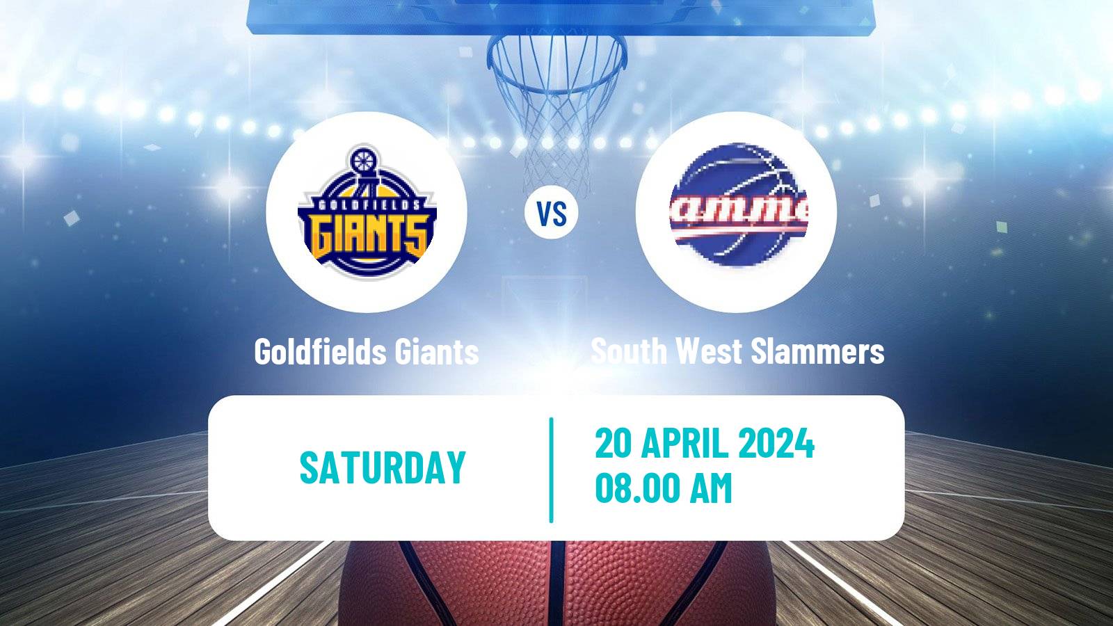 Basketball Australian NBL1 West Goldfields Giants - South West Slammers
