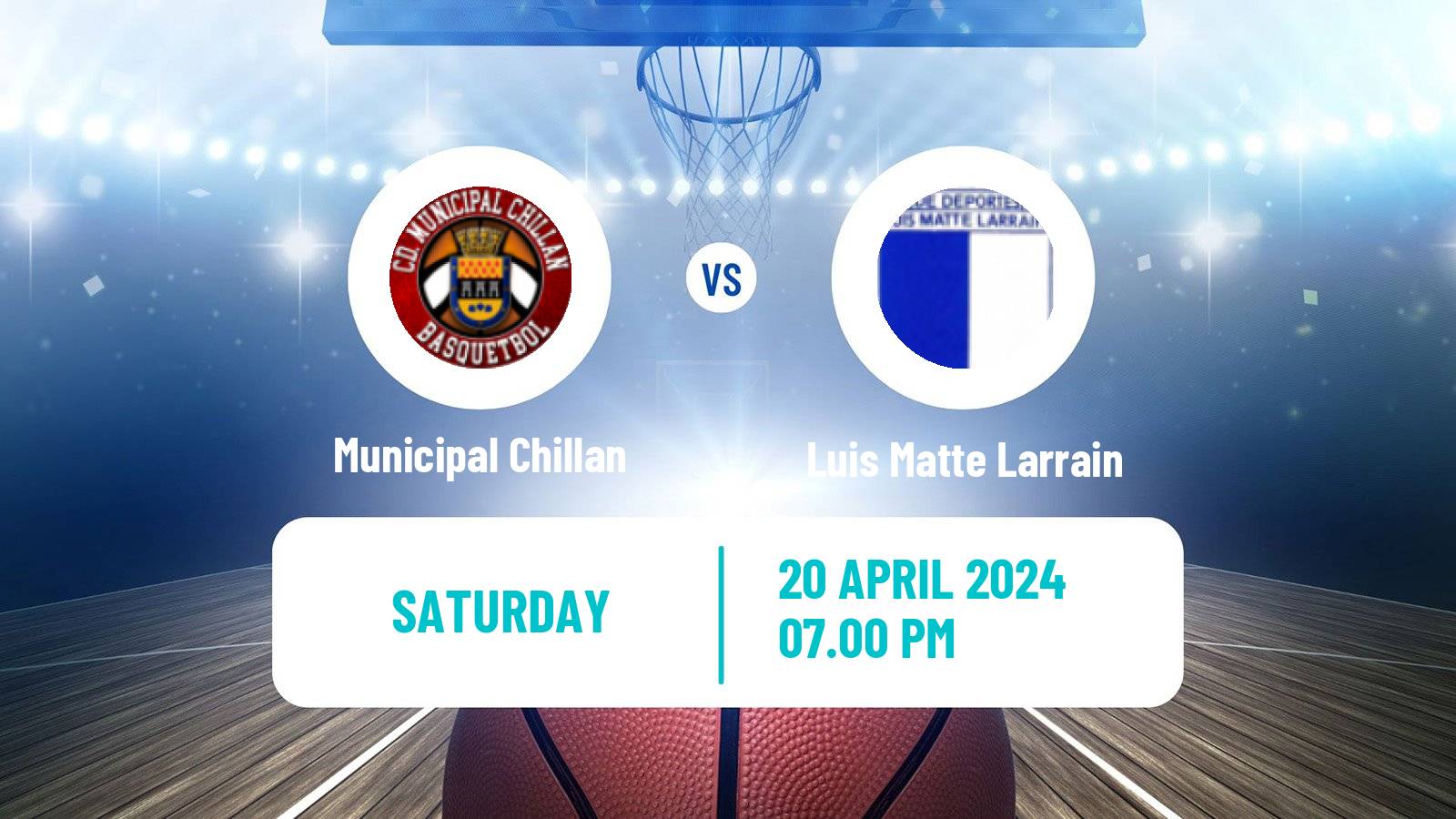 Basketball Chilean LNB 2 Municipal Chillan - Luis Matte Larrain