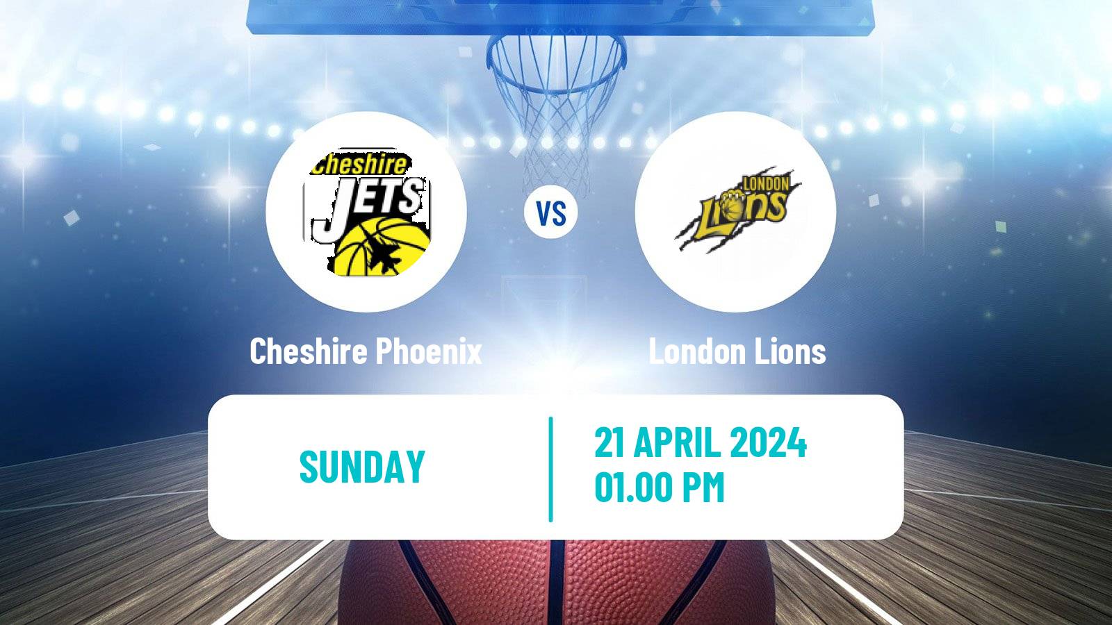 Basketball British Basketball League Cheshire Phoenix - London Lions