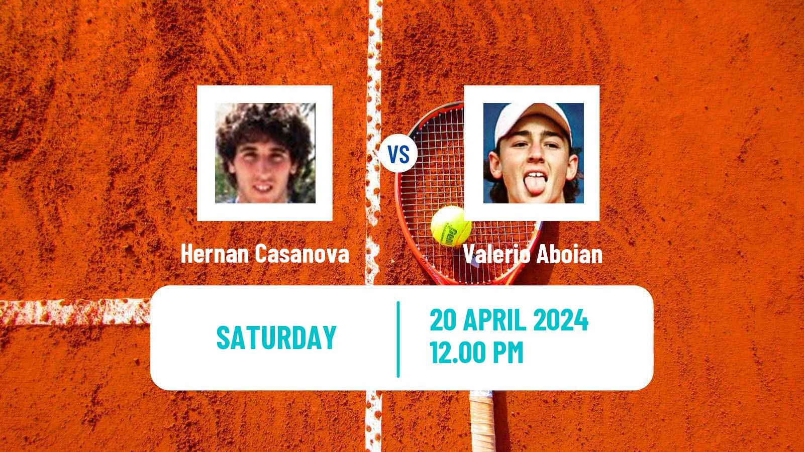 Tennis San Miguel De Tucuman Challenger Men Hernan Casanova - Valerio Aboian