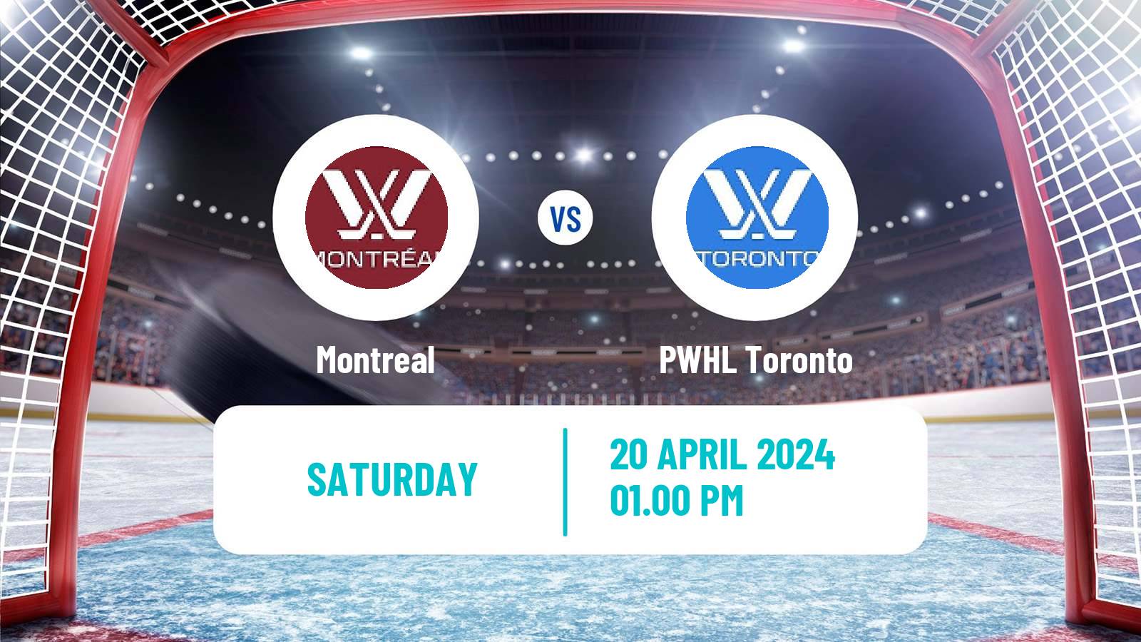 Hockey PWHL Women Montreal - Toronto