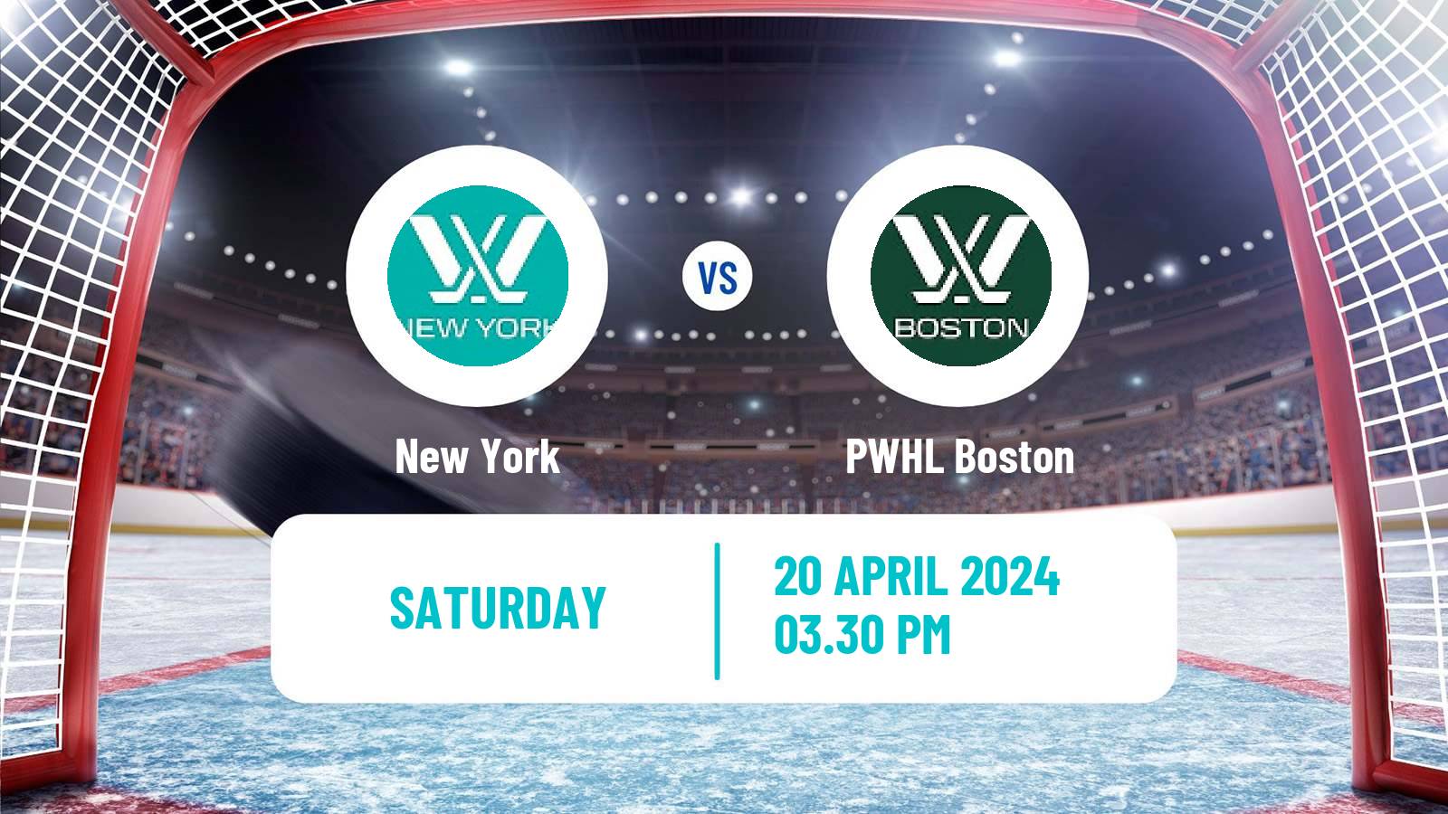 Hockey PWHL Women New York - Boston
