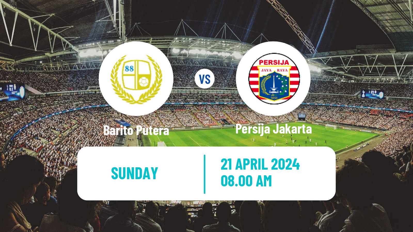 Soccer Indonesian Liga 1 Barito Putera - Persija Jakarta