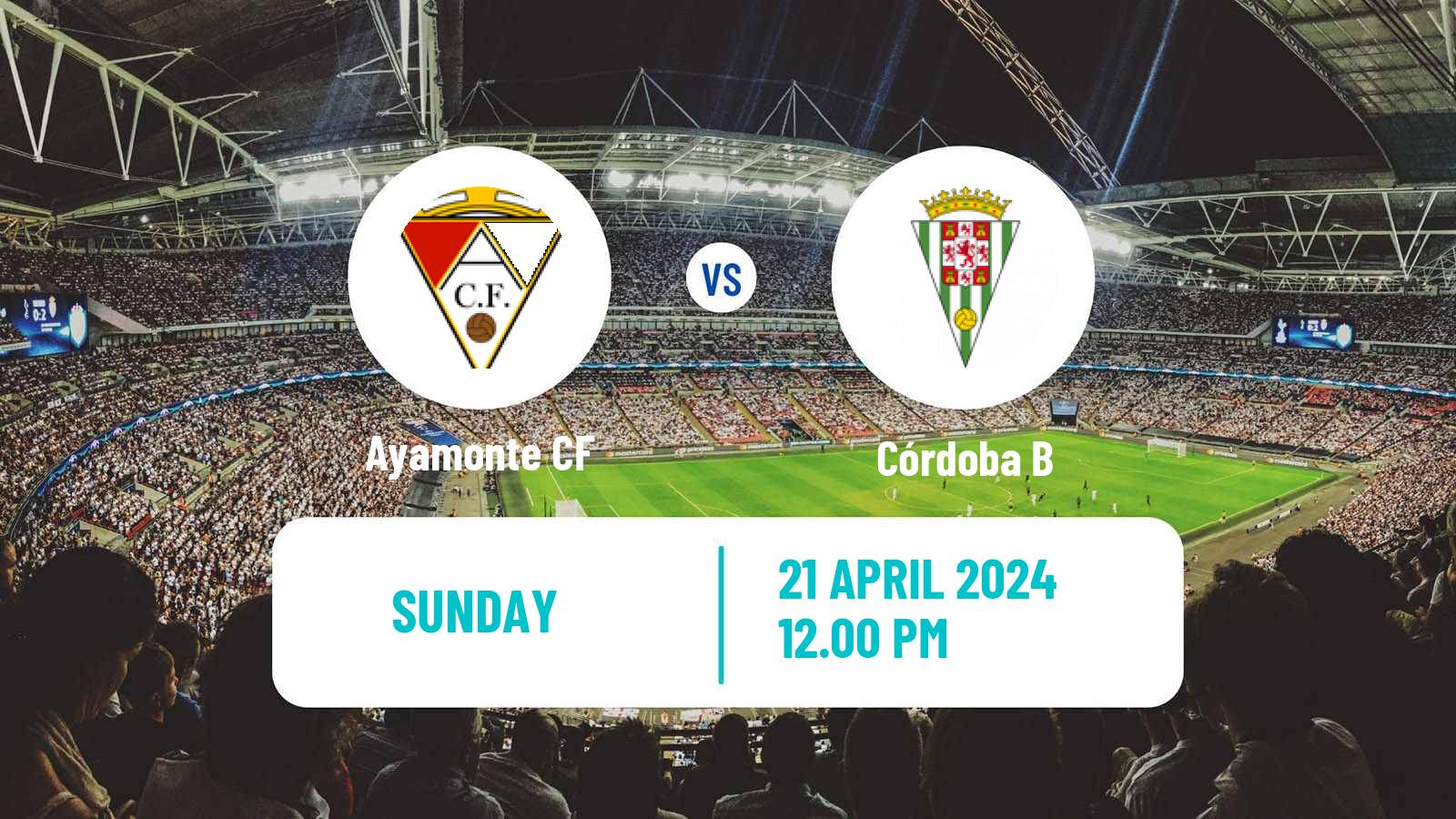 Soccer Spanish Tercera RFEF - Group 10 Ayamonte - Córdoba B