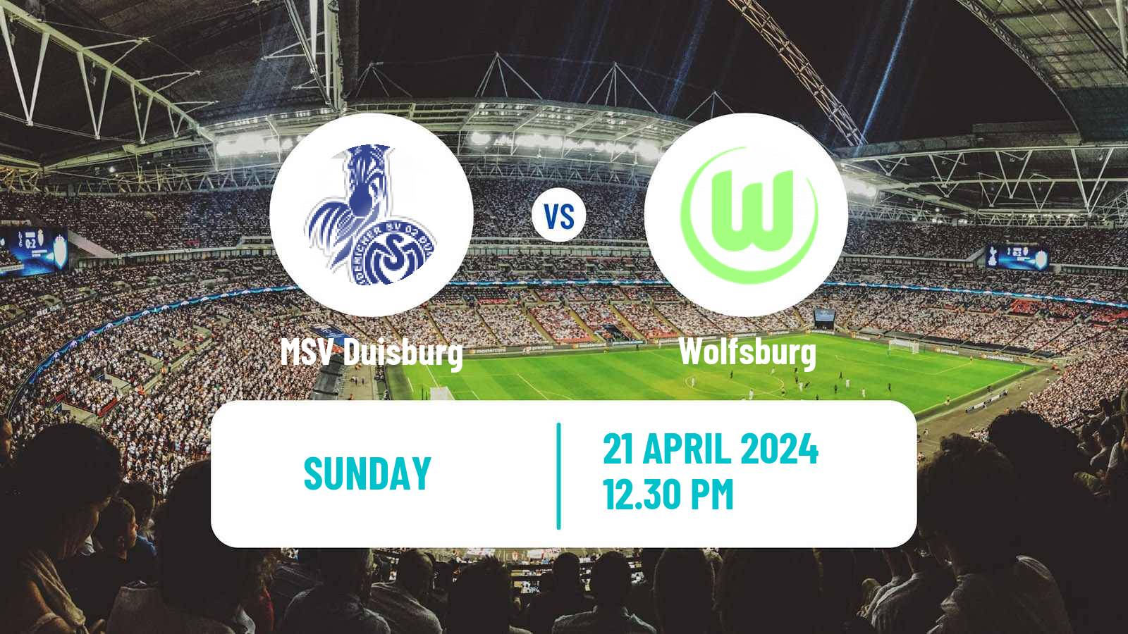 Soccer German Bundesliga Women MSV Duisburg - Wolfsburg