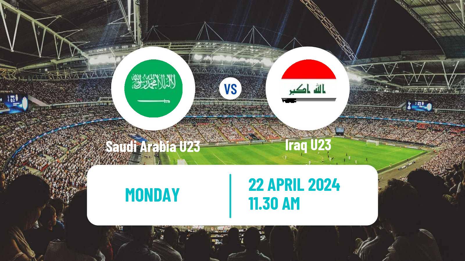 Soccer AFC Asian Cup U23 Saudi Arabia U23 - Iraq U23