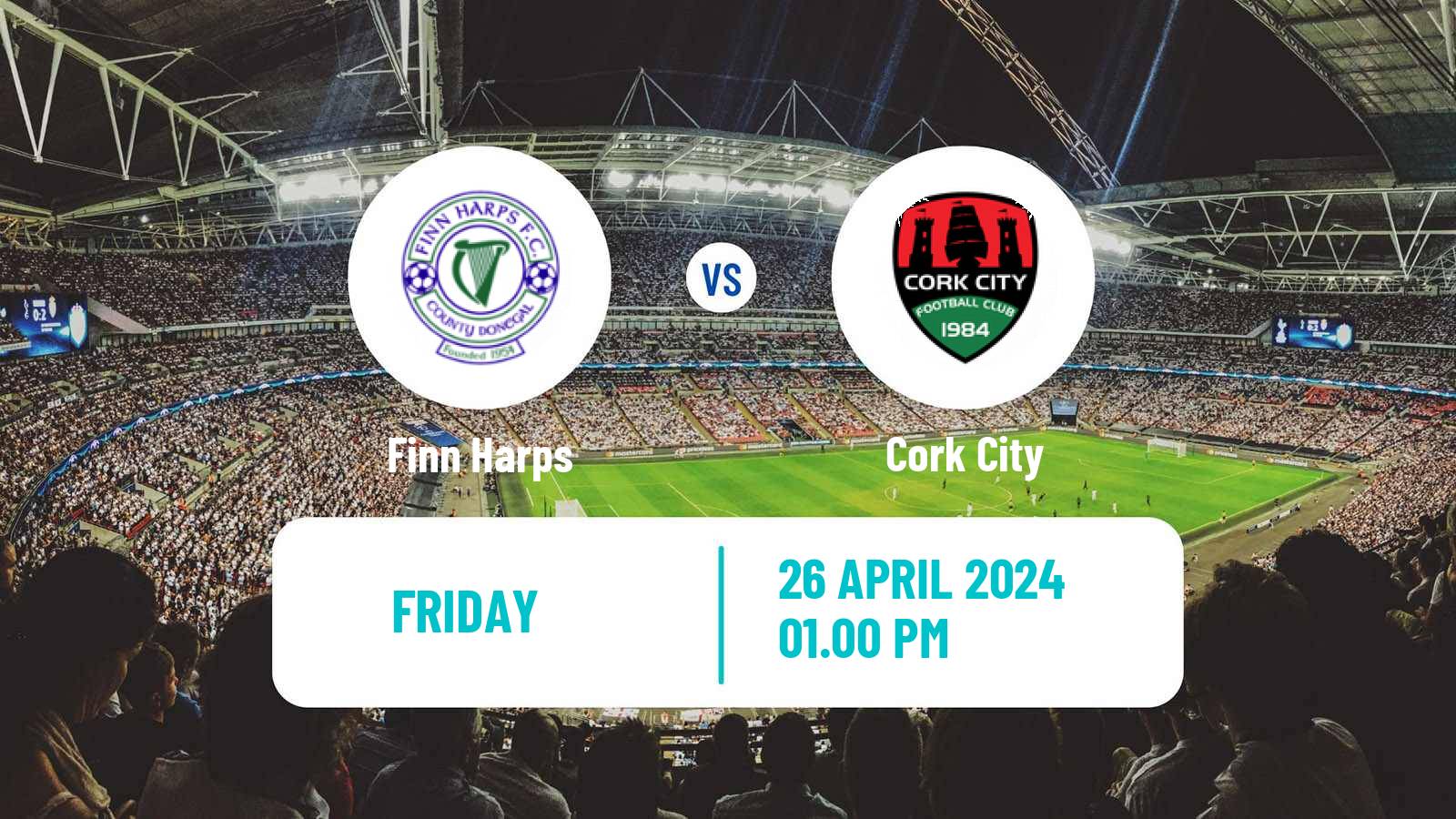 Soccer Irish Division 1 Finn Harps - Cork City