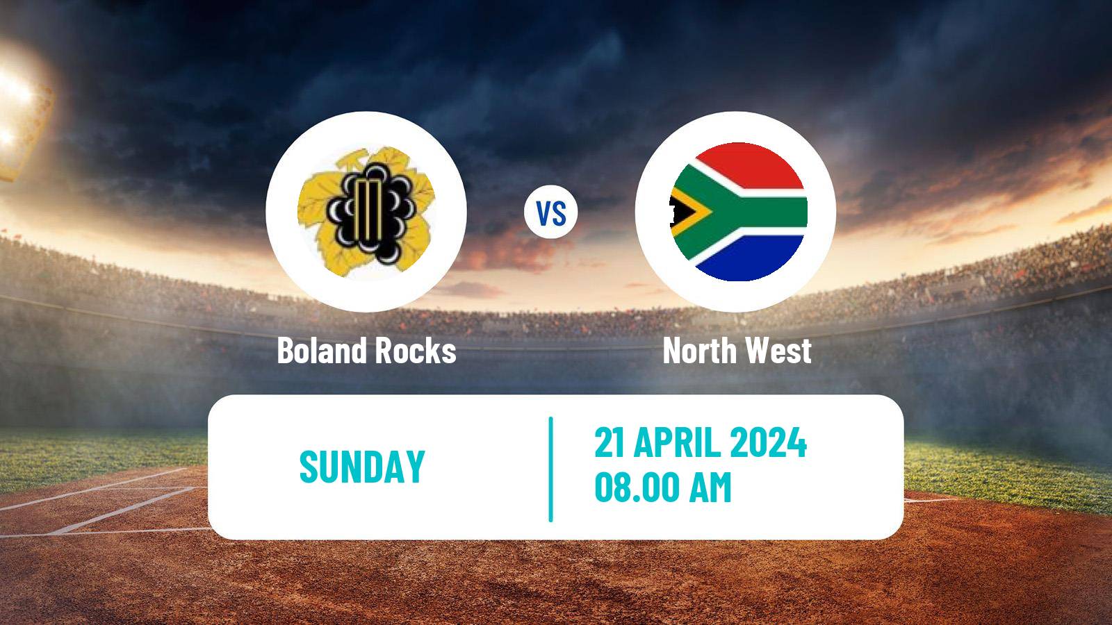 Cricket CSA T20 Challenge Boland Rocks - North West