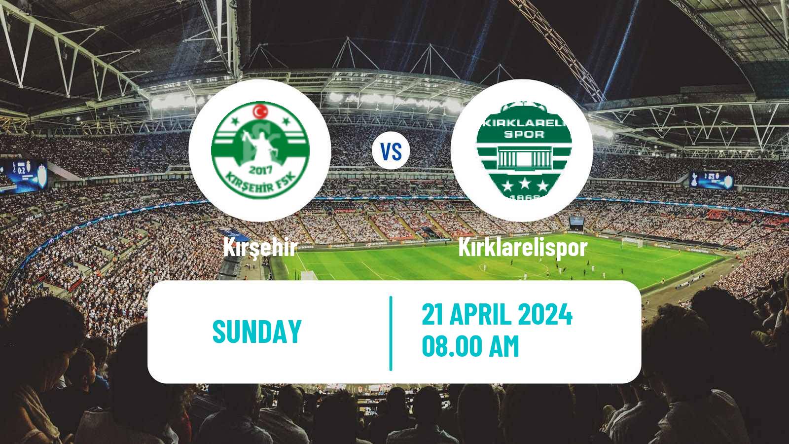 Soccer Turkish Second League White Group Kırşehir - Kırklarelispor