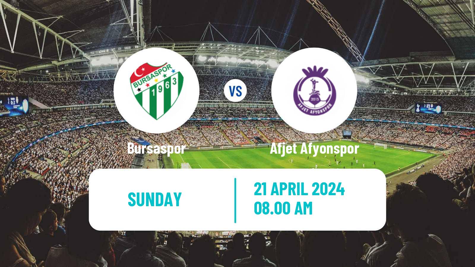 Soccer Turkish Second League White Group Bursaspor - Afjet Afyonspor