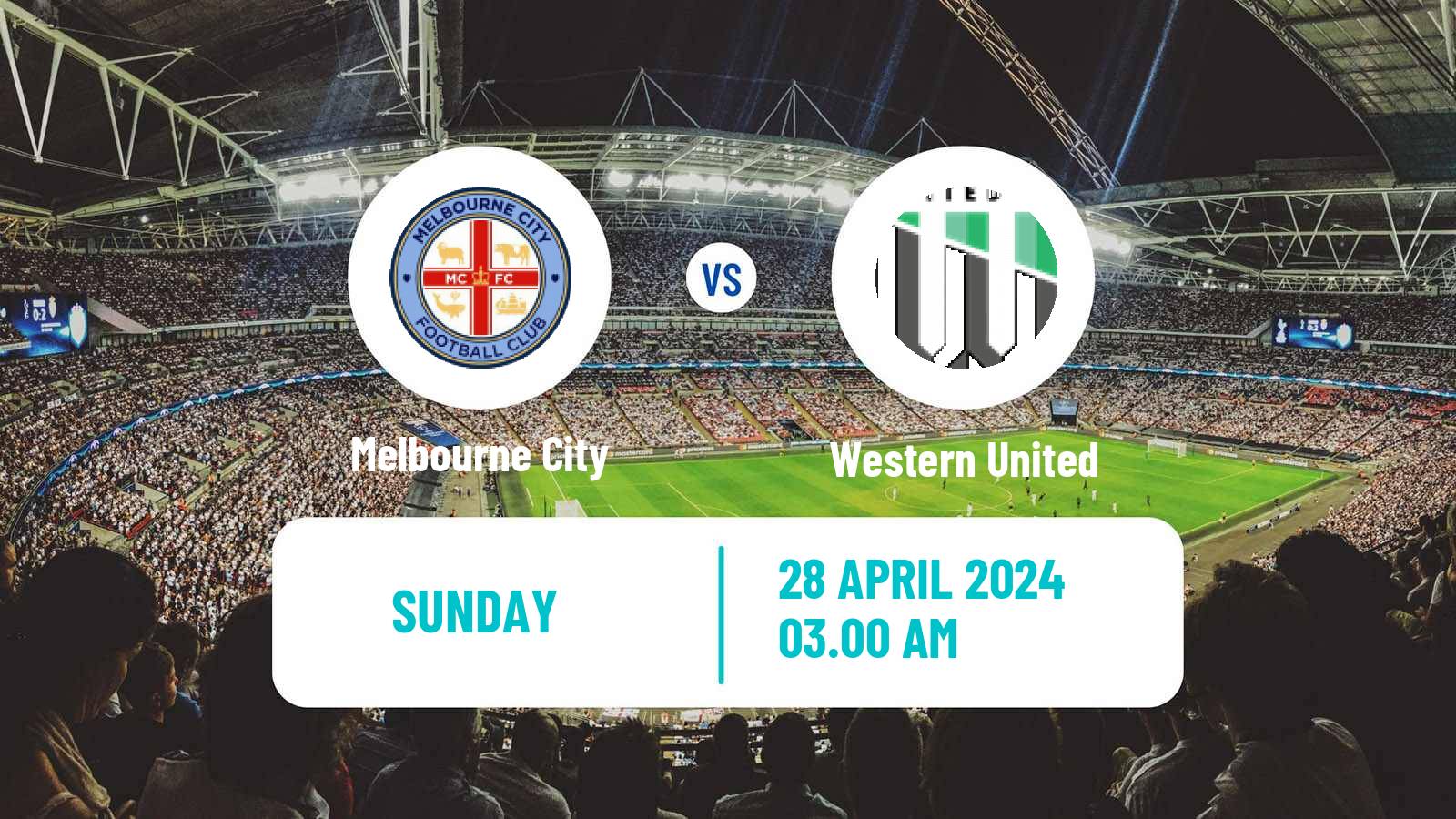 Soccer Australian A-League Melbourne City - Western United