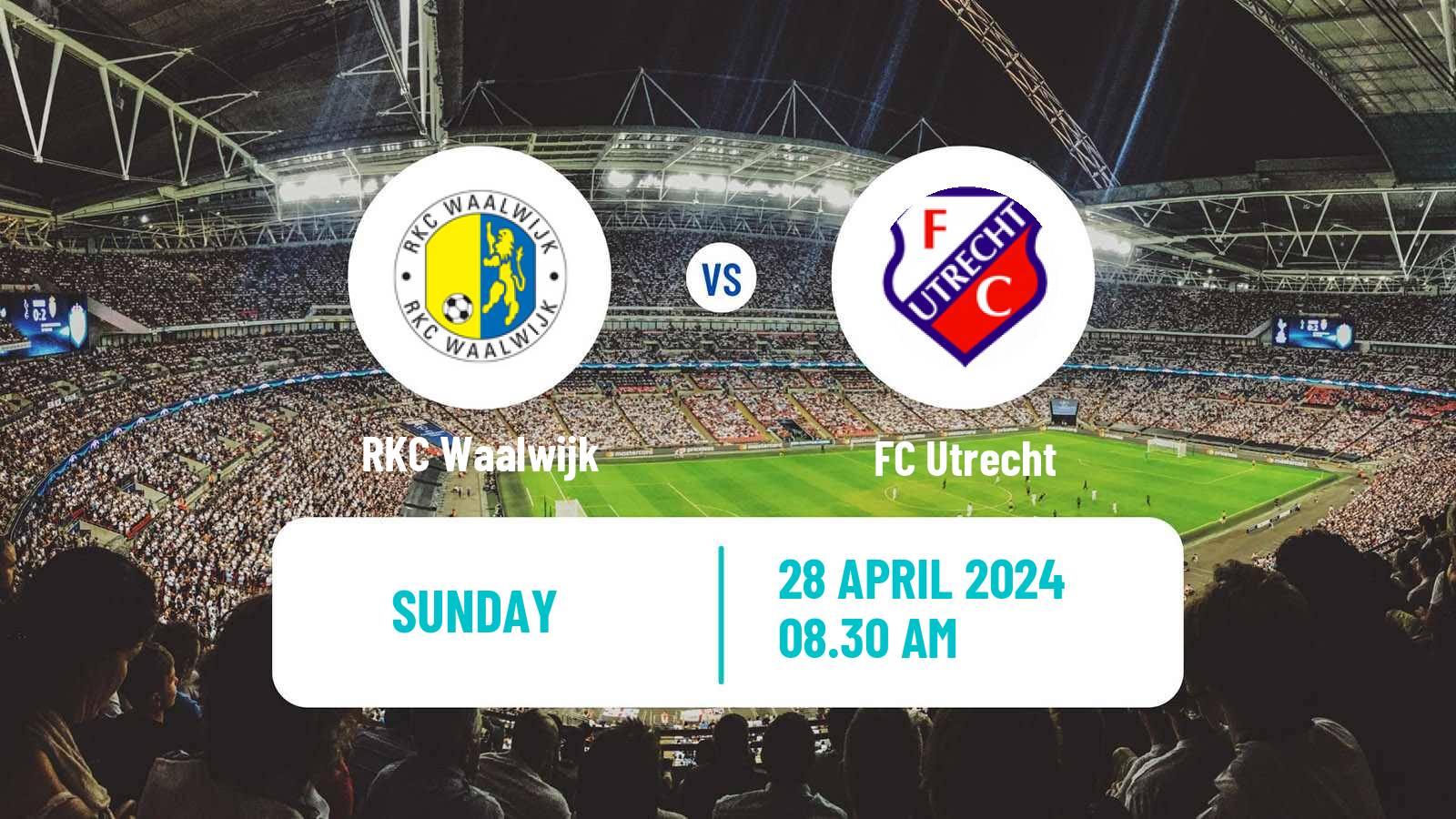Soccer Dutch Eredivisie Waalwijk - Utrecht