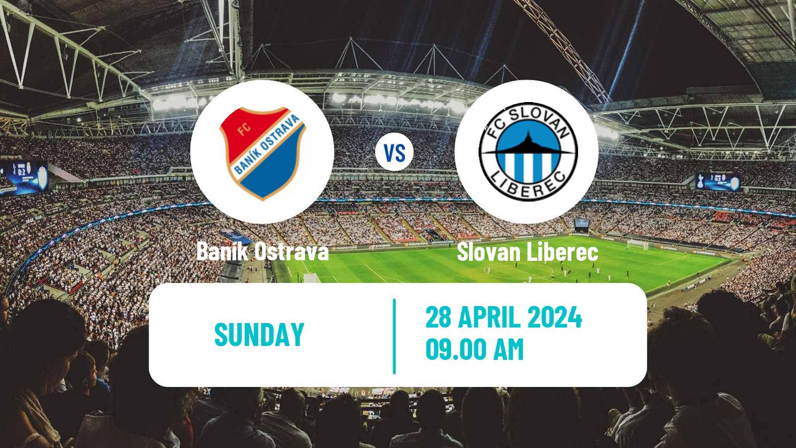 Soccer Czech 1 Liga Baník Ostrava - Slovan Liberec
