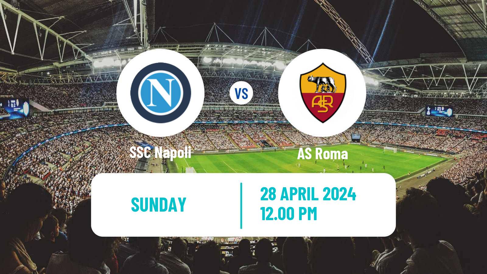 Soccer Italian Serie A Napoli - Roma