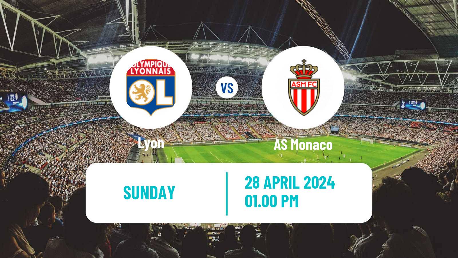 Soccer French Ligue 1 Lyon - Monaco