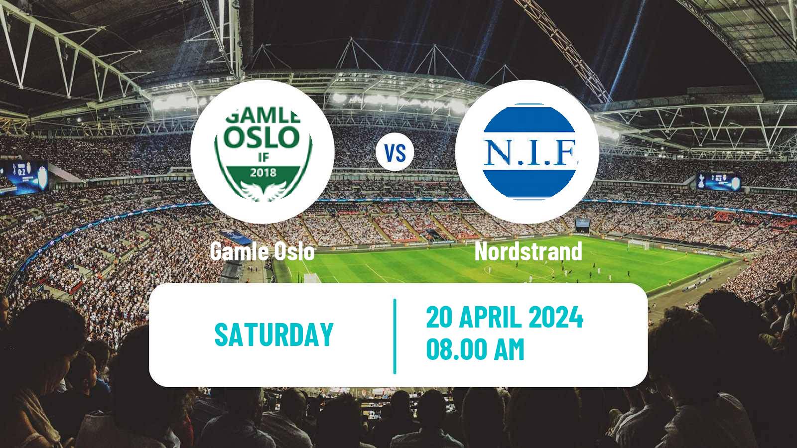 Soccer Norwegian Division 3 - Group 3 Gamle Oslo - Nordstrand