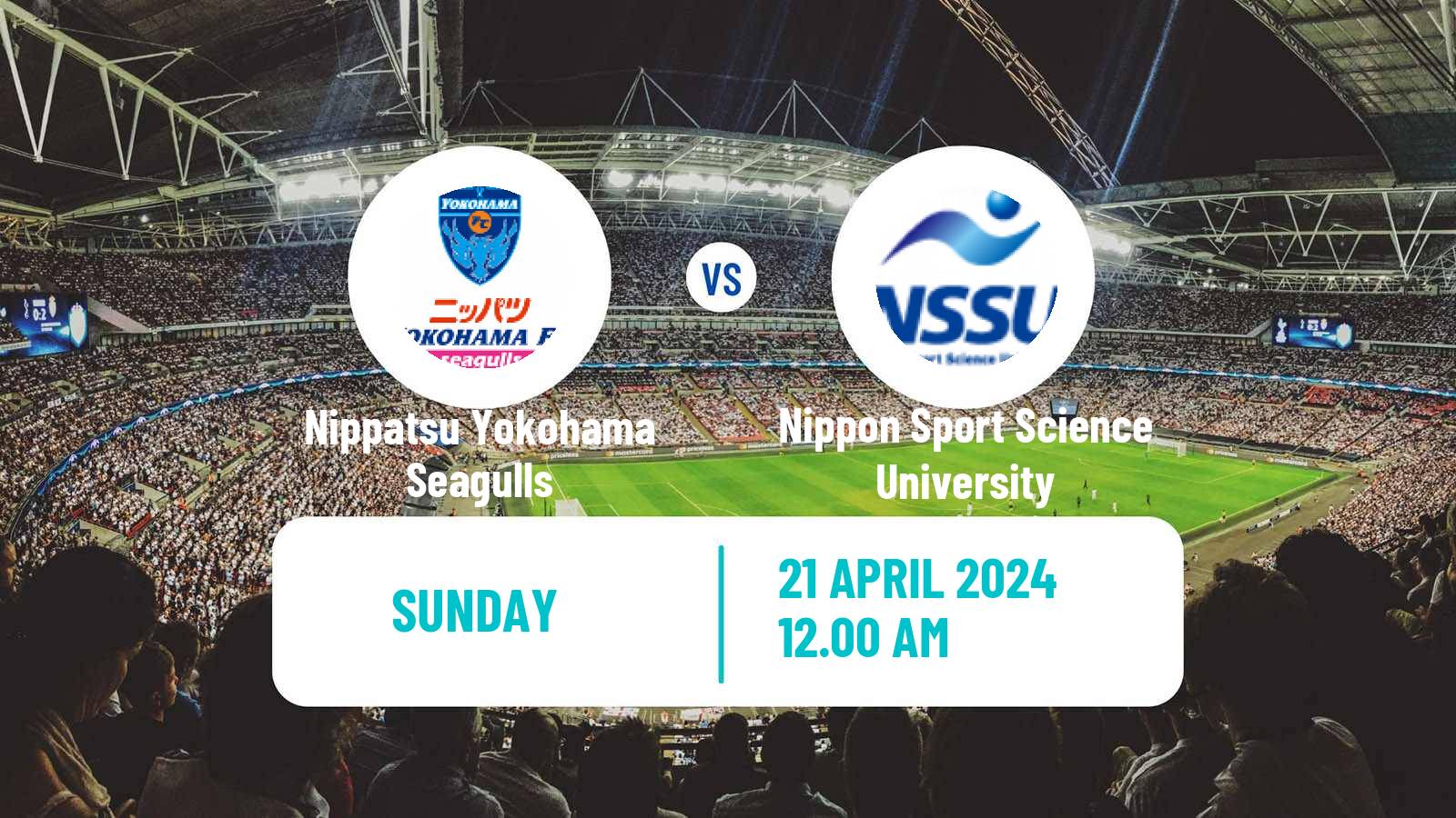Soccer Japan Nadeshiko League Women Nippatsu Yokohama Seagulls - Nippon Sport Science University