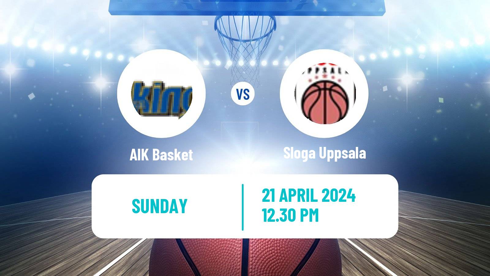 Basketball Swedish Superettan Basketball AIK Basket - Sloga Uppsala