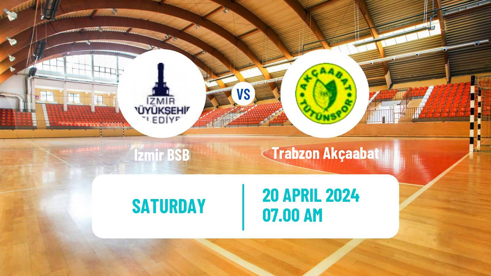 Handball Turkish Superlig Handball Izmir BSB - Trabzon Akçaabat