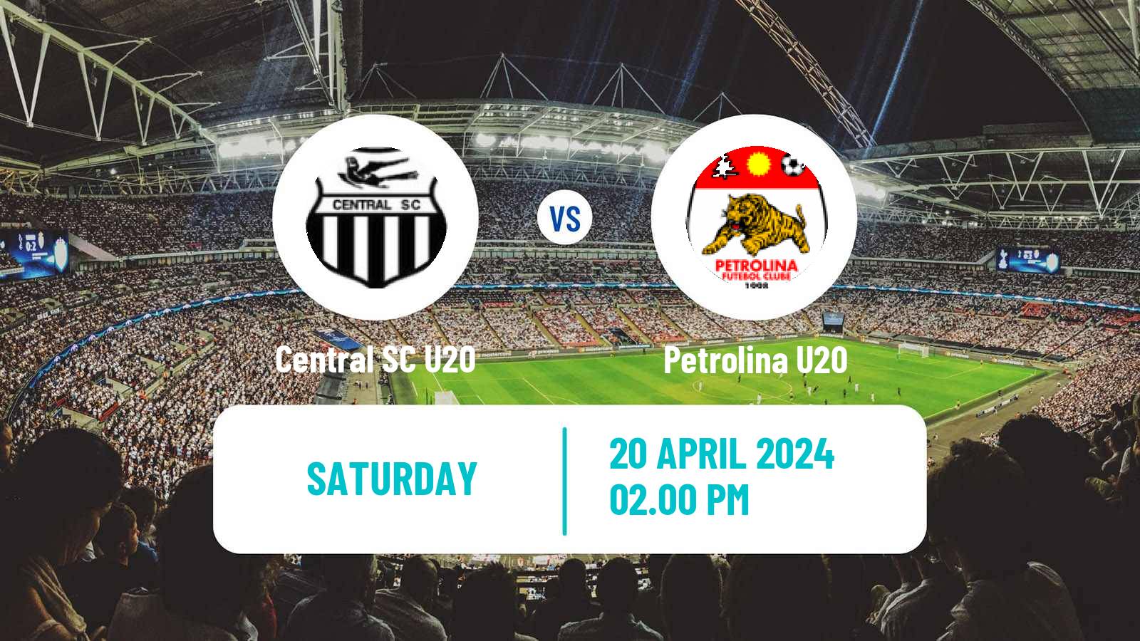 Soccer Brazilian Pernambucano U20 Central SC U20 - Petrolina U20