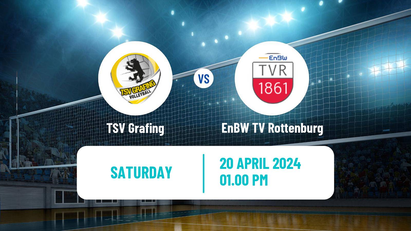 Volleyball German 2 Bundesliga South Volleyball Grafing - EnBW TV Rottenburg