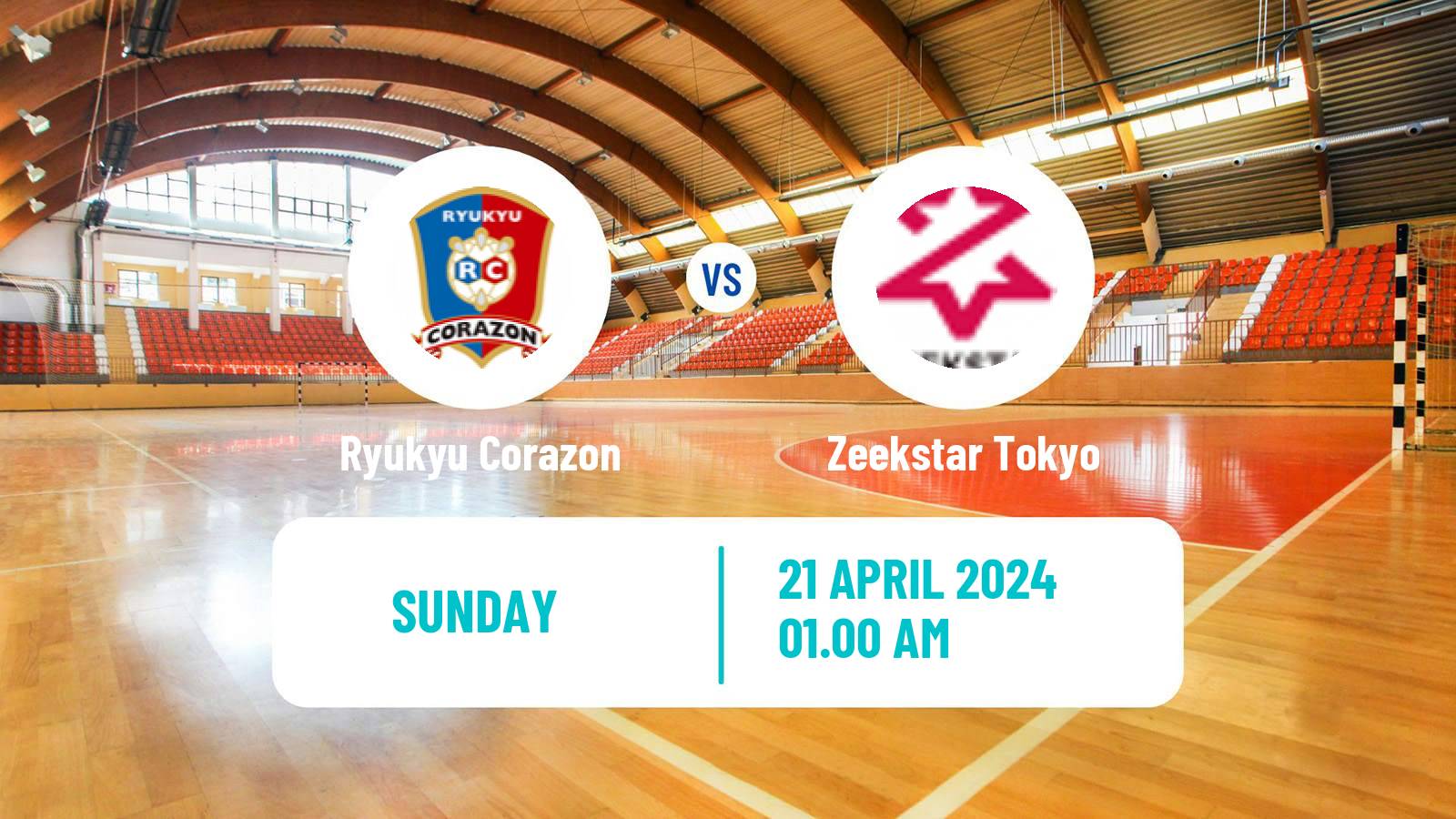 Handball Japan JHL Handball Ryukyu Corazon - Zeekstar Tokyo