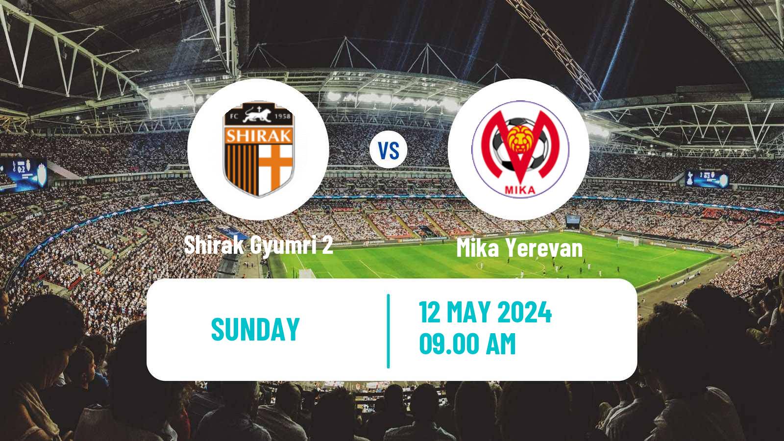 Soccer Armenian First League Shirak Gyumri 2 - Mika Yerevan