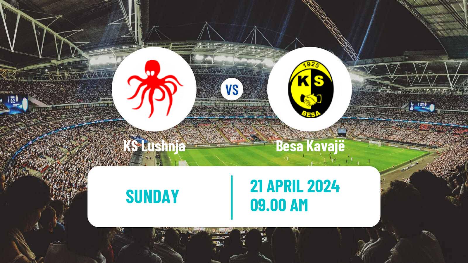 Soccer Albanian First Division Lushnja - Besa Kavajë