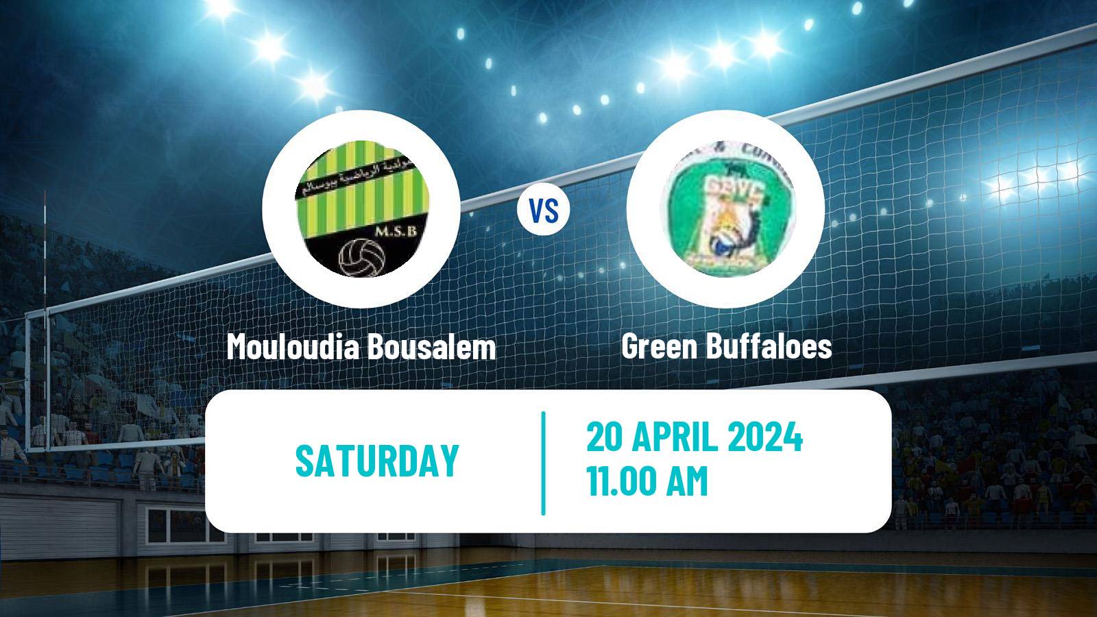 Volleyball African Club Championship Volleyball Mouloudia Bousalem - Green Buffaloes