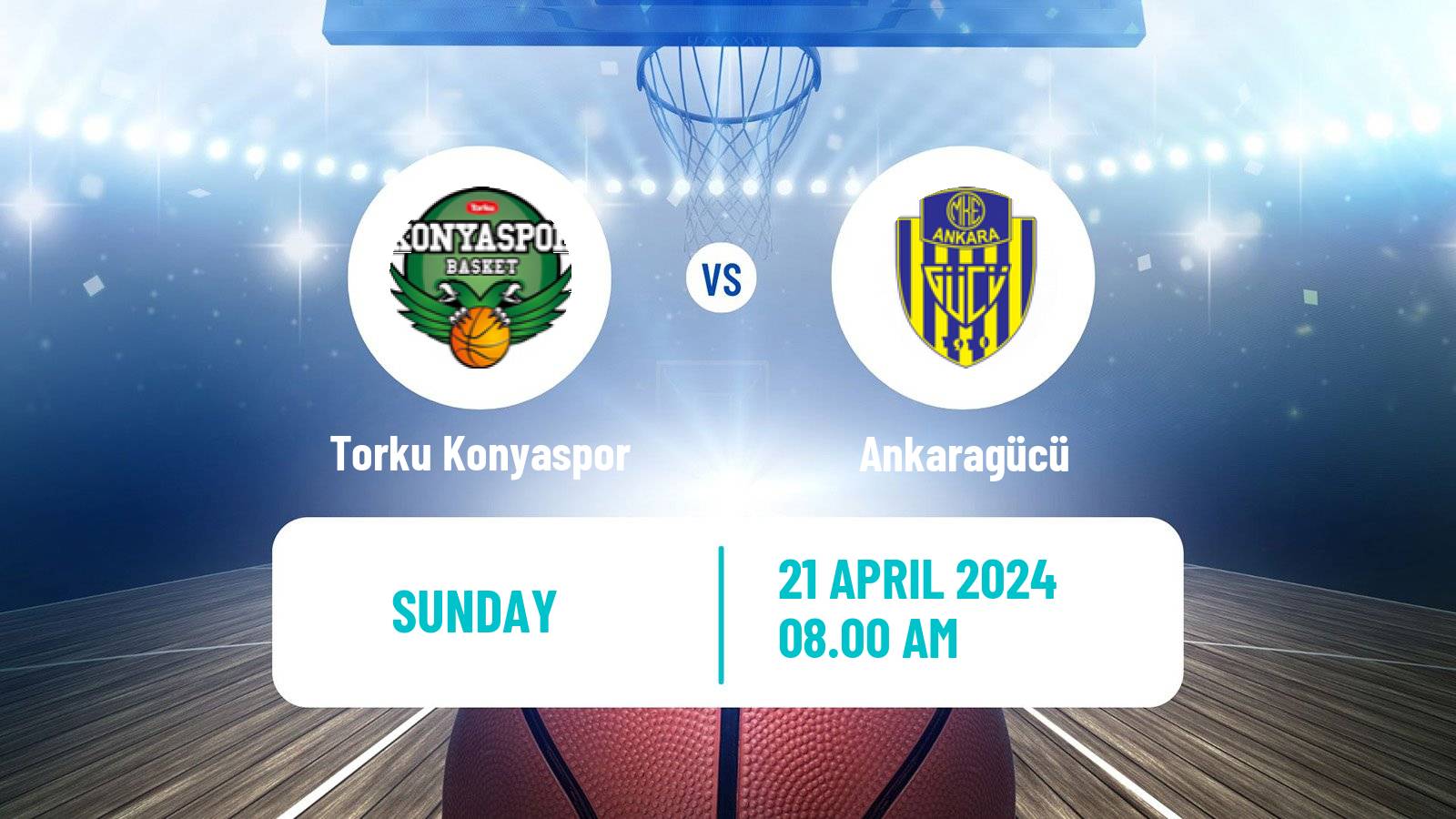 Basketball Turkish TBL Torku Konyaspor - Ankaragücü