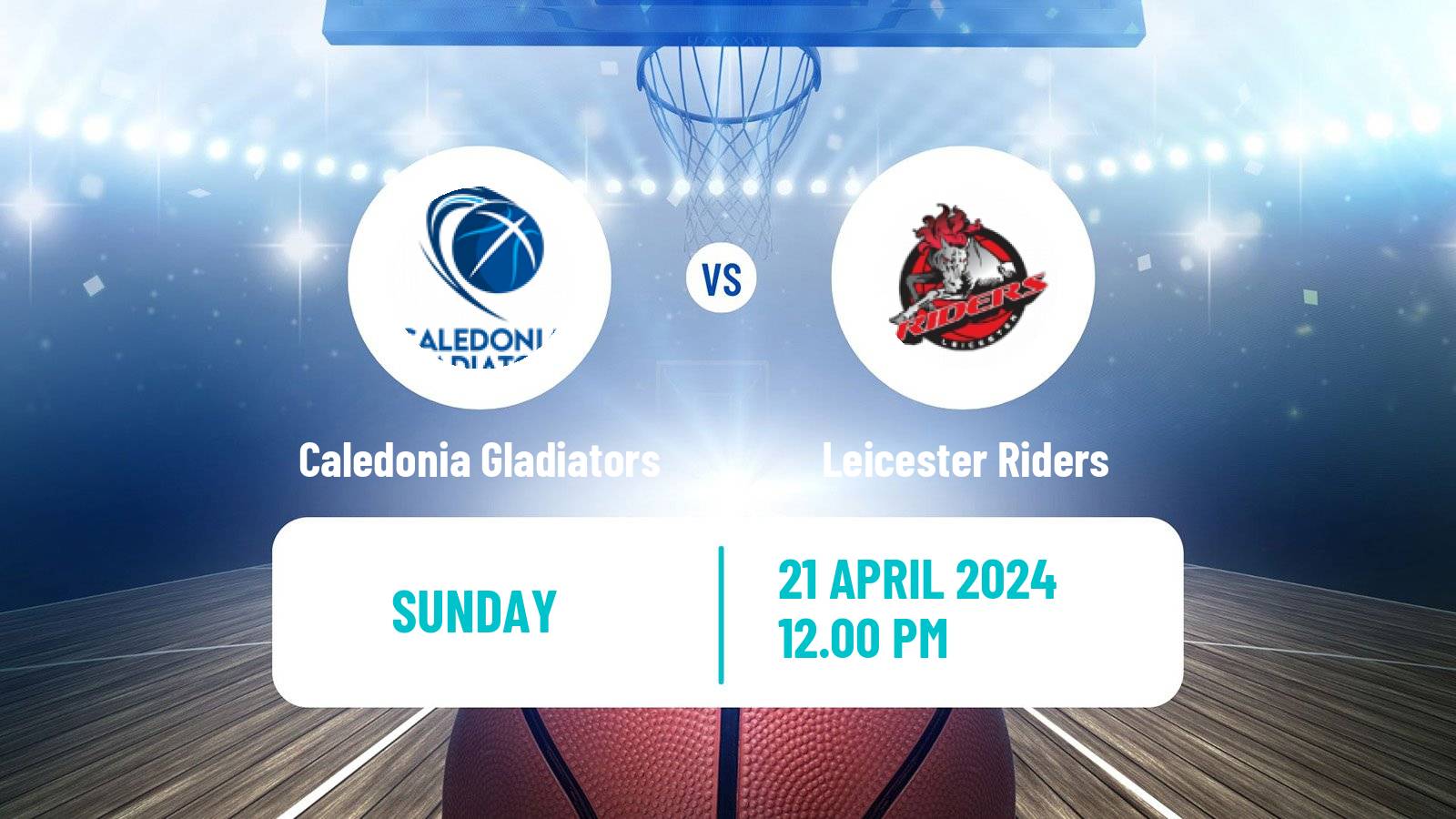Basketball British WBBL Caledonia Gladiators - Leicester Riders