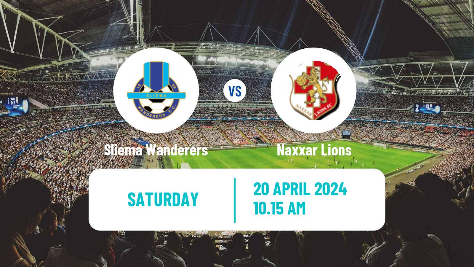 Soccer Maltese Premier League Sliema Wanderers - Naxxar Lions