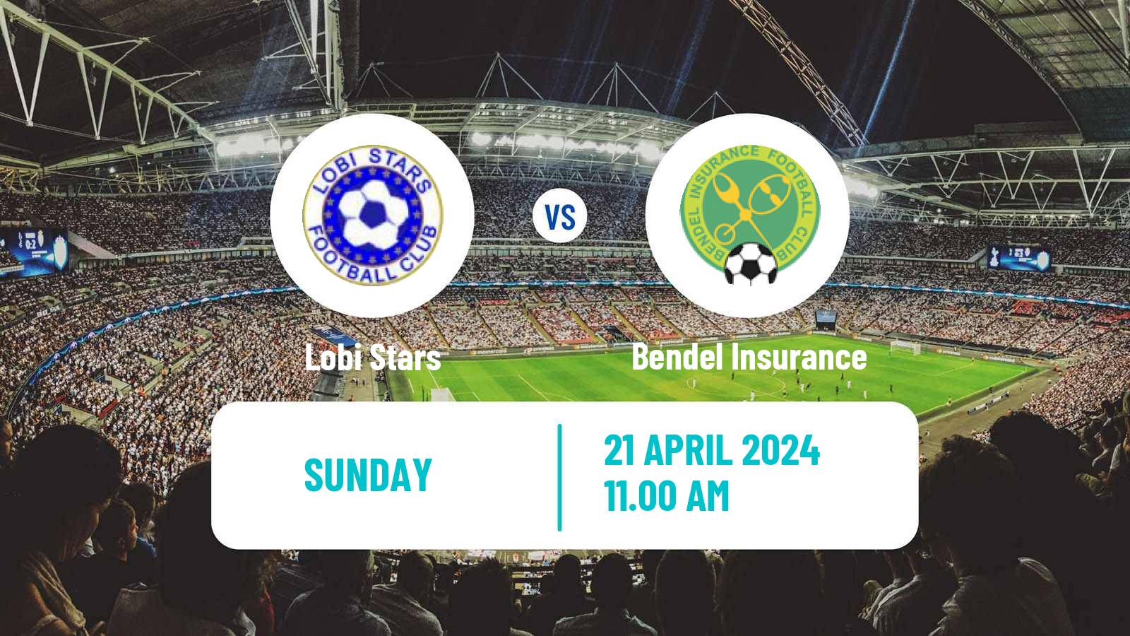 Soccer Nigerian Premier League Lobi Stars - Bendel Insurance