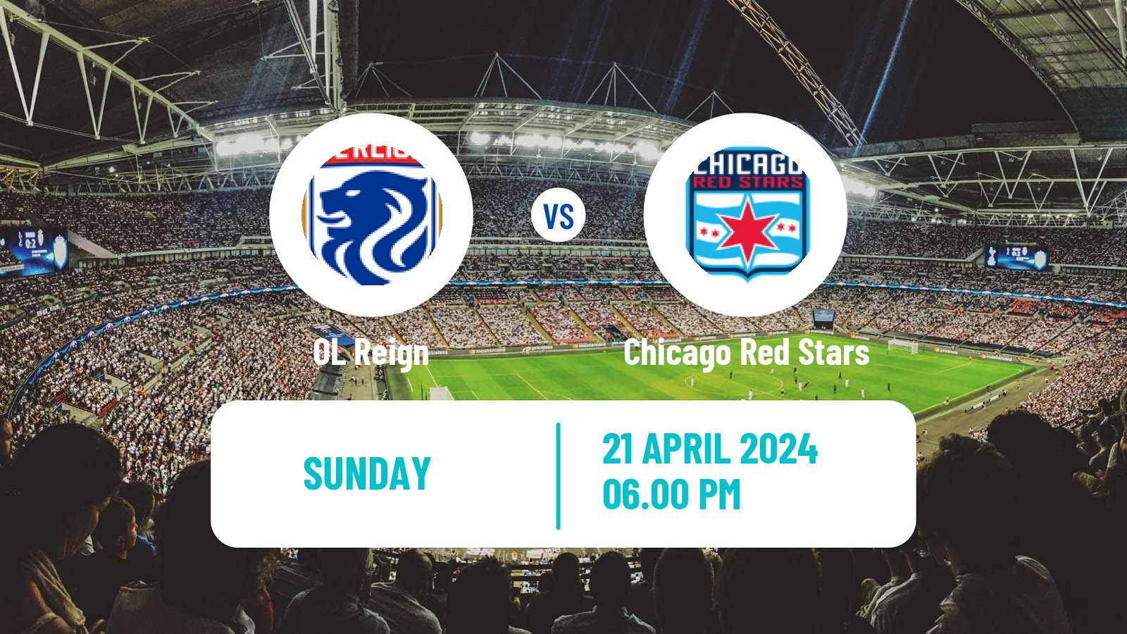Soccer NWSL Seattle Reign - Chicago Red Stars