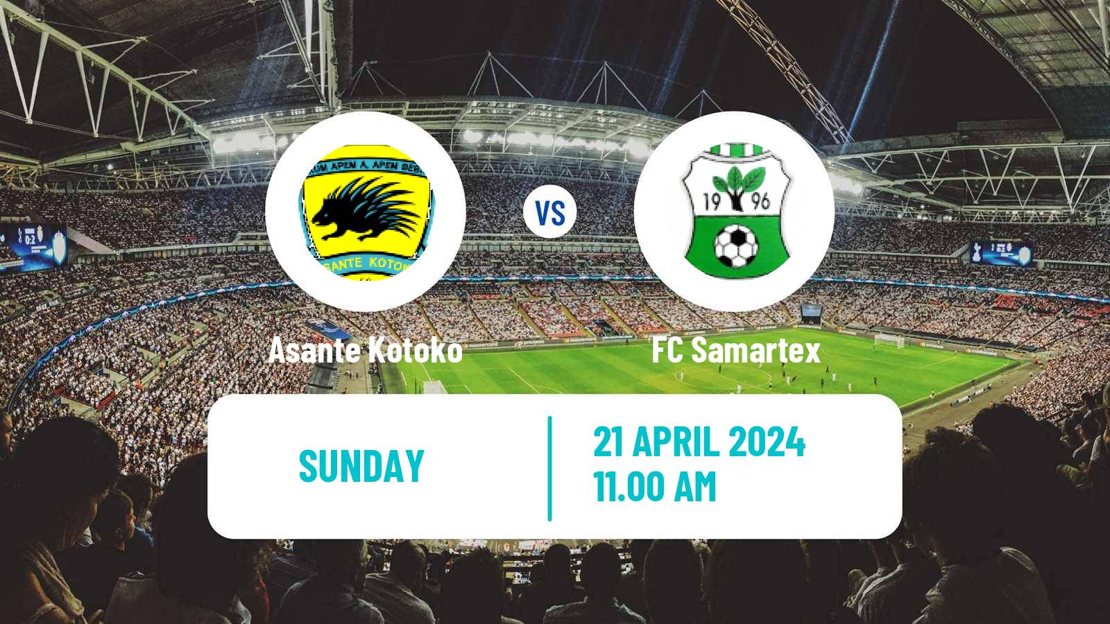 Soccer Ghanaian Premier League Asante Kotoko - Samartex