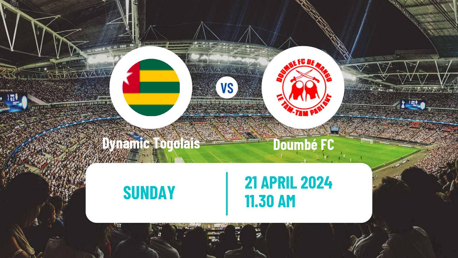 Soccer Togolese Championnat National Dynamic Togolais - Doumbé