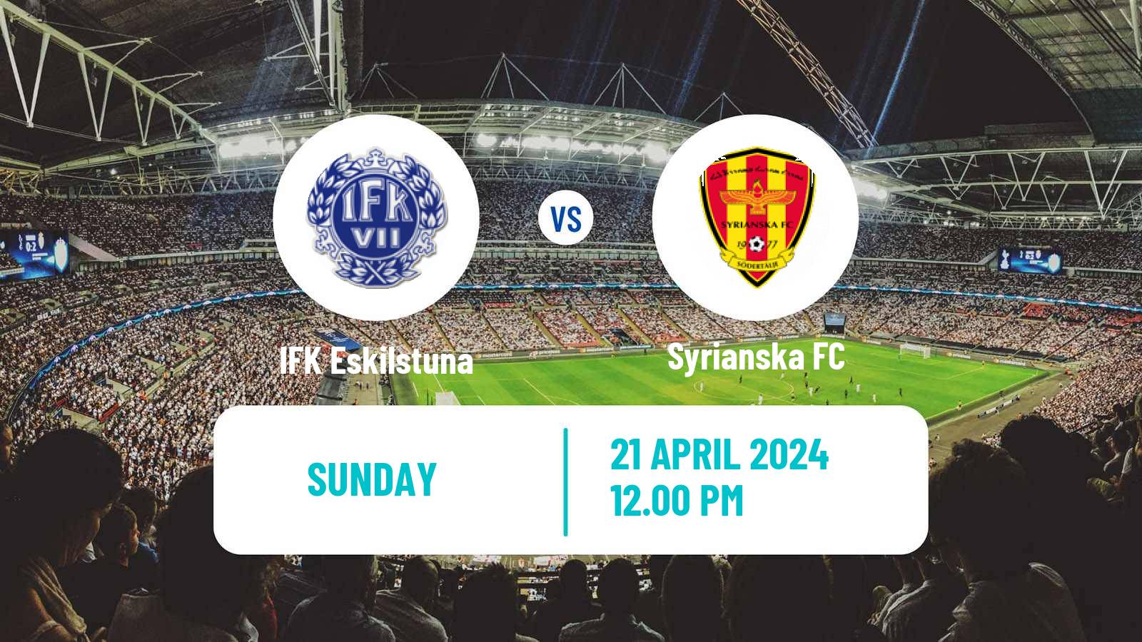 Soccer Swedish Division 2 - Södra Svealand IFK Eskilstuna - Syrianska