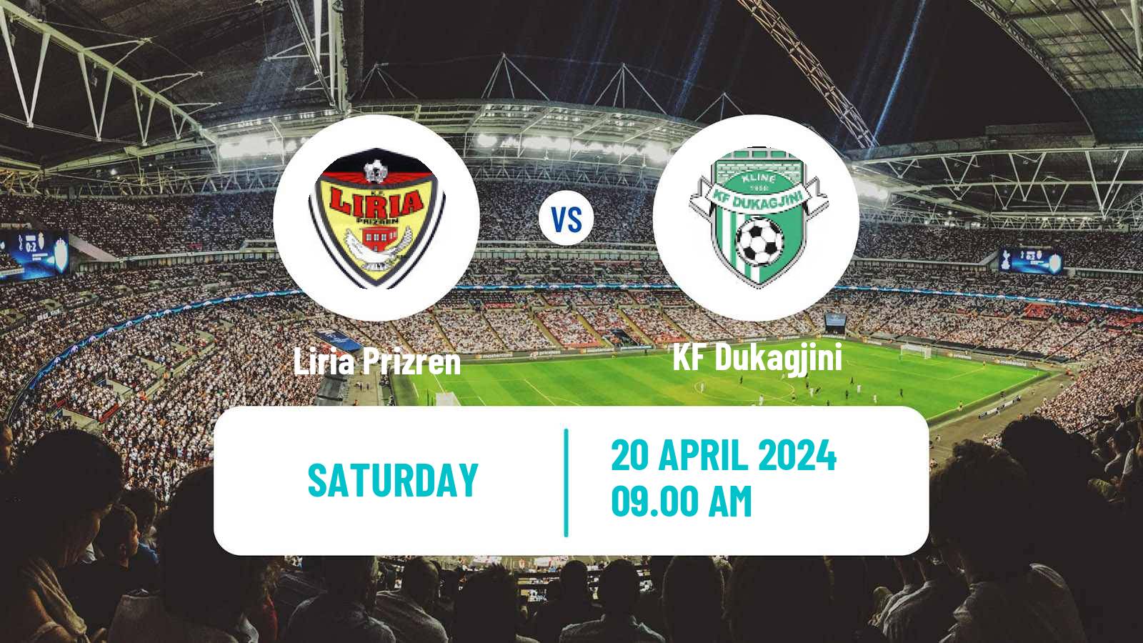 Soccer Kosovo Superliga Liria Prizren - Dukagjini