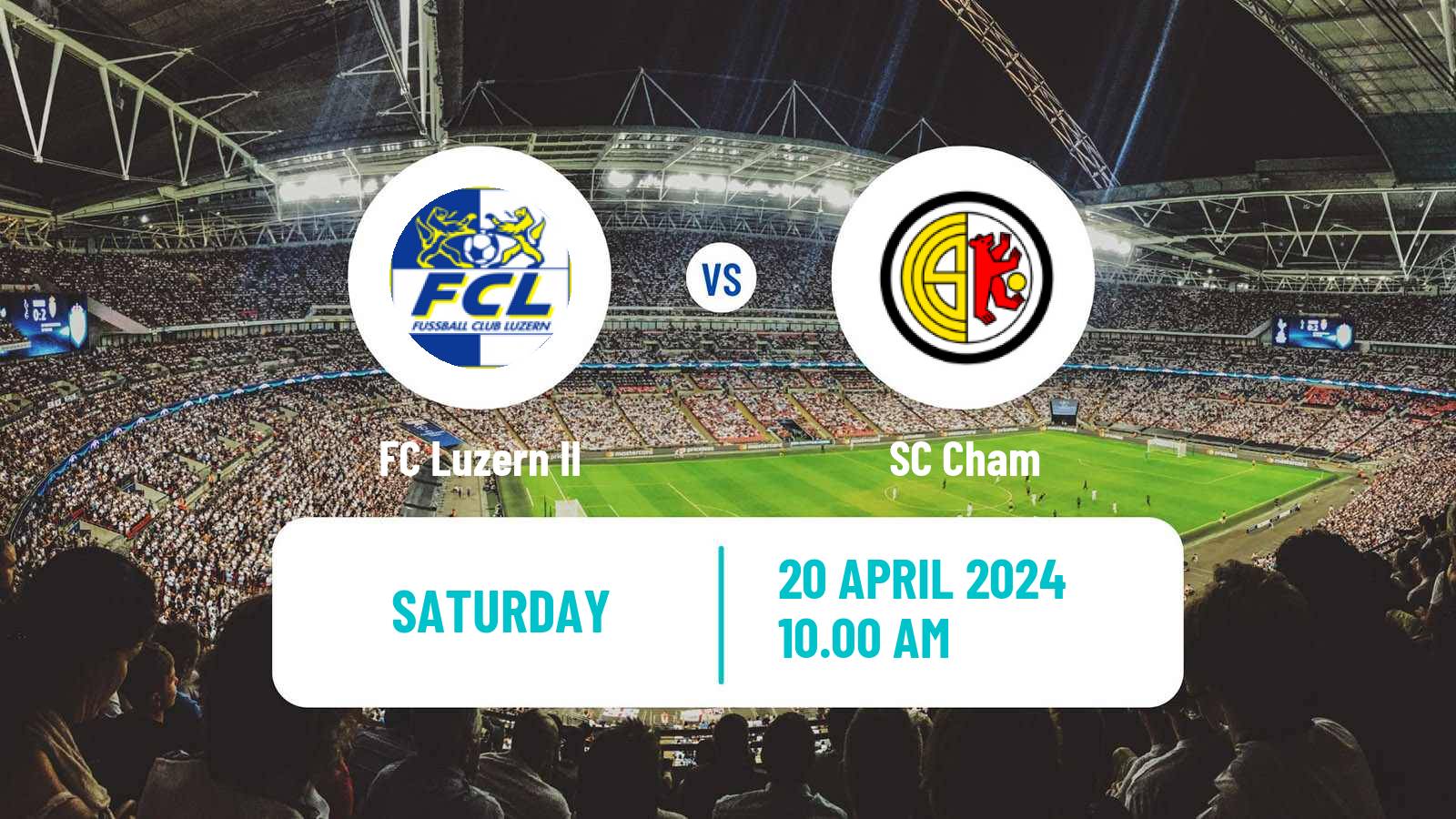 Soccer Swiss Promotion League Luzern II - Cham