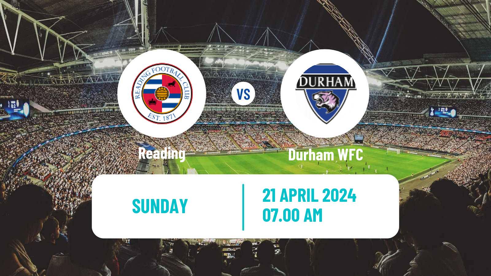 Soccer English Women Championship Reading - Durham