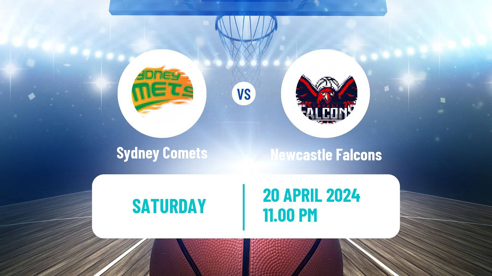 Basketball Australian NBL1 East Sydney Comets - Newcastle Falcons