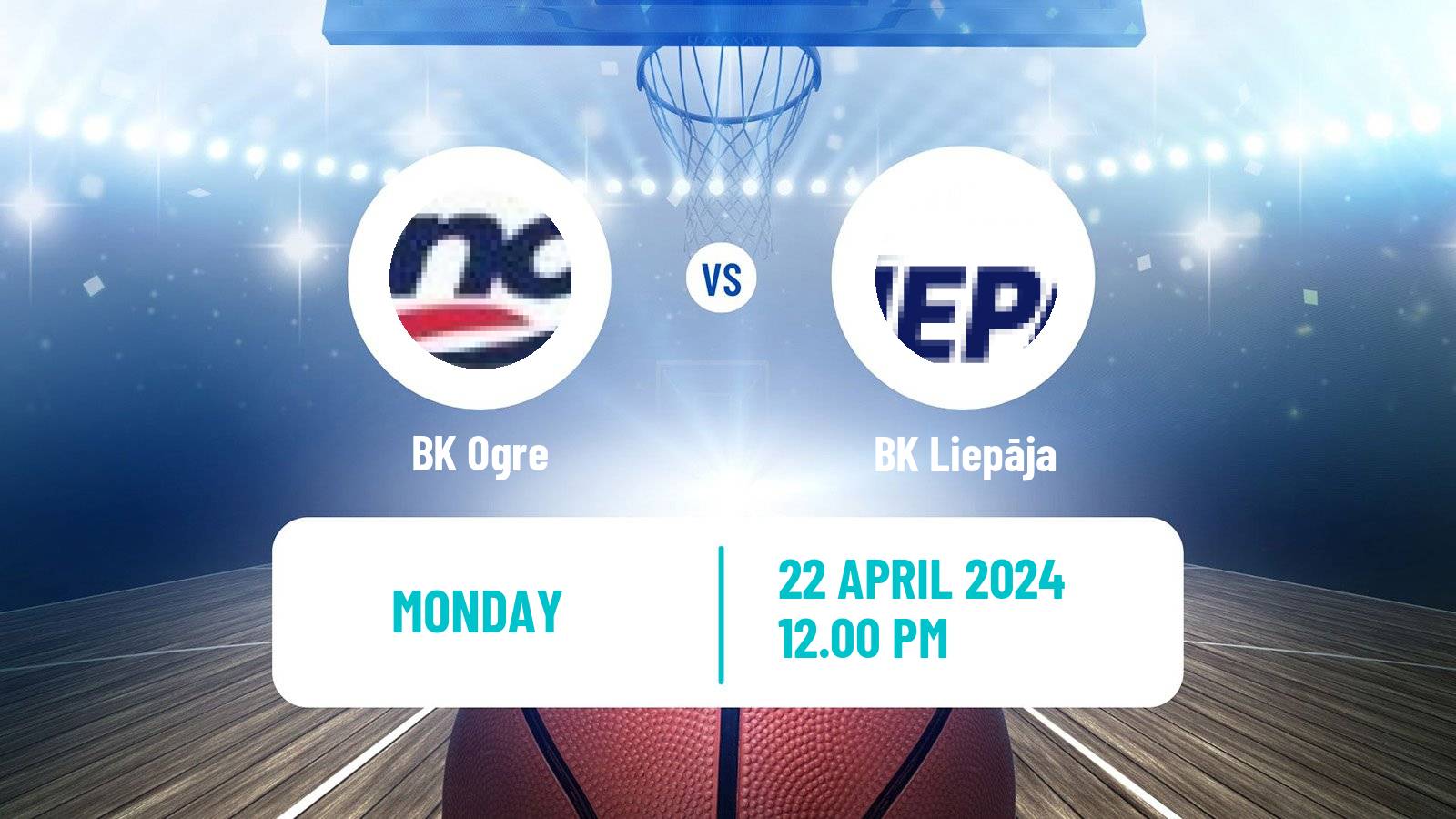 Basketball Latvian LBL Ogre - Liepāja