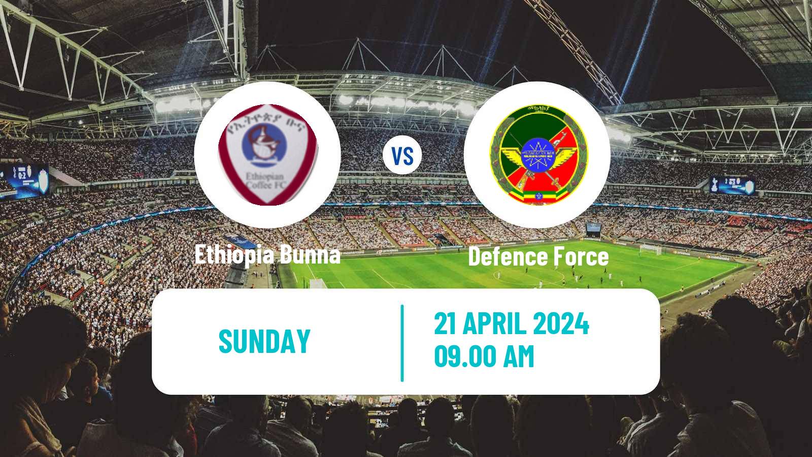 Soccer Ethiopian Premier League Ethiopia Bunna - Defence Force