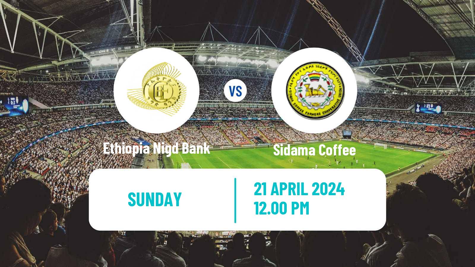 Soccer Ethiopian Premier League Ethiopia Nigd Bank - Sidama Coffee