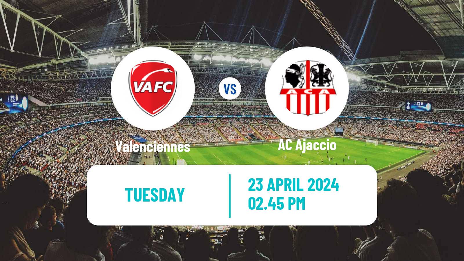 Soccer French Ligue 2 Valenciennes - Ajaccio